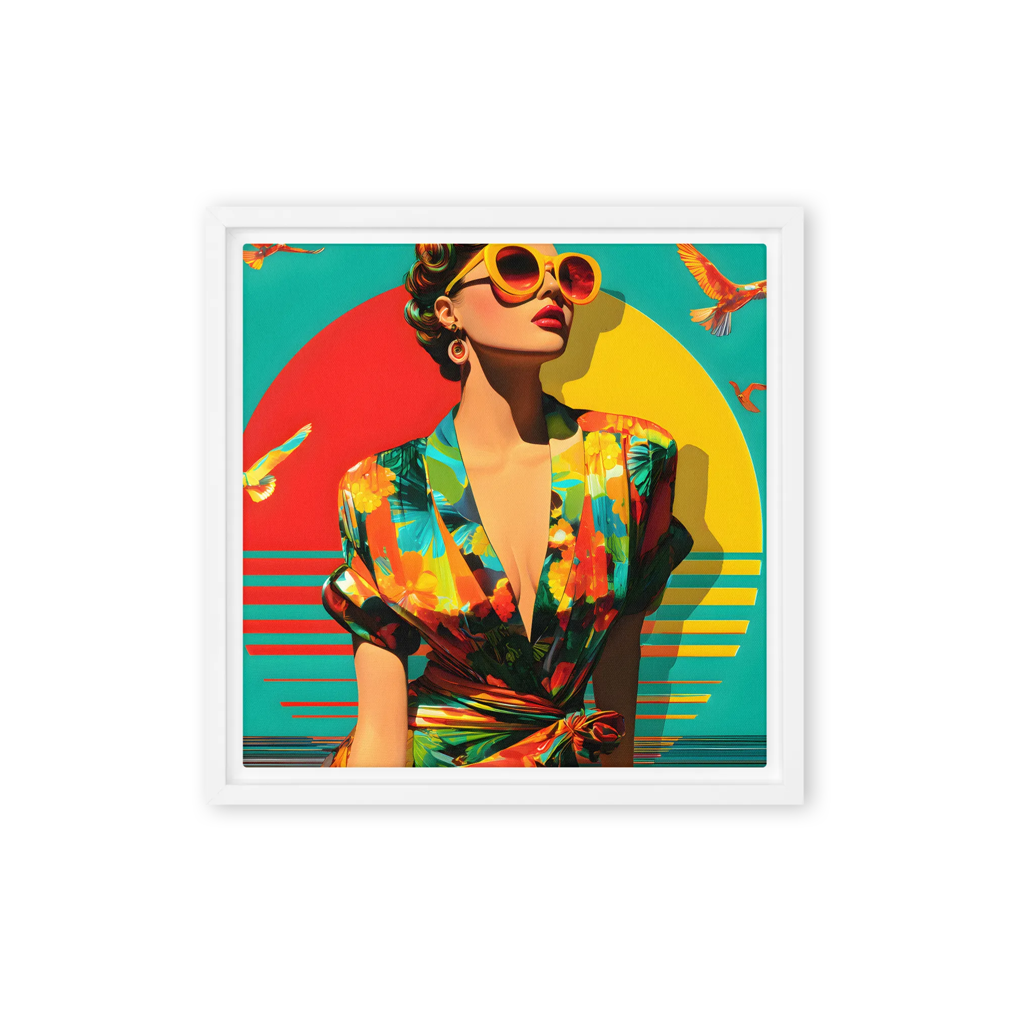 Retrato Pop Art Retro