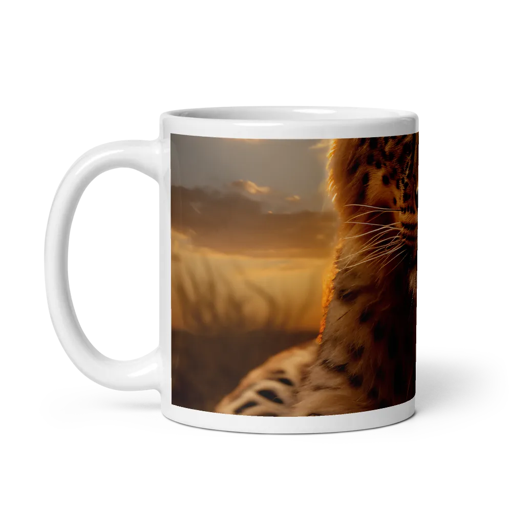 Regal Presence: The Leopard at Sunset