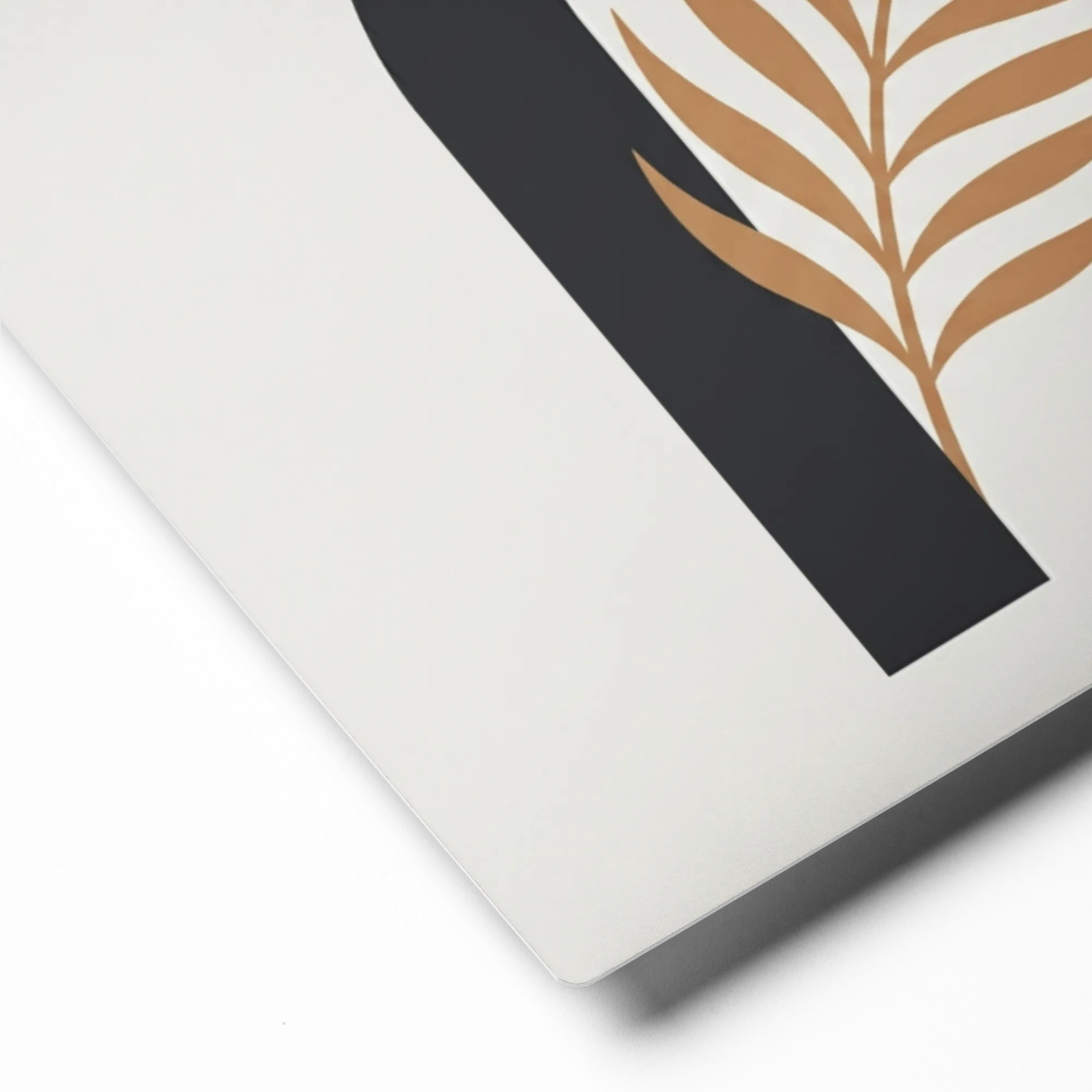 Minimalist Palm Arch 
 Poster with White Frame | 12″x 16″