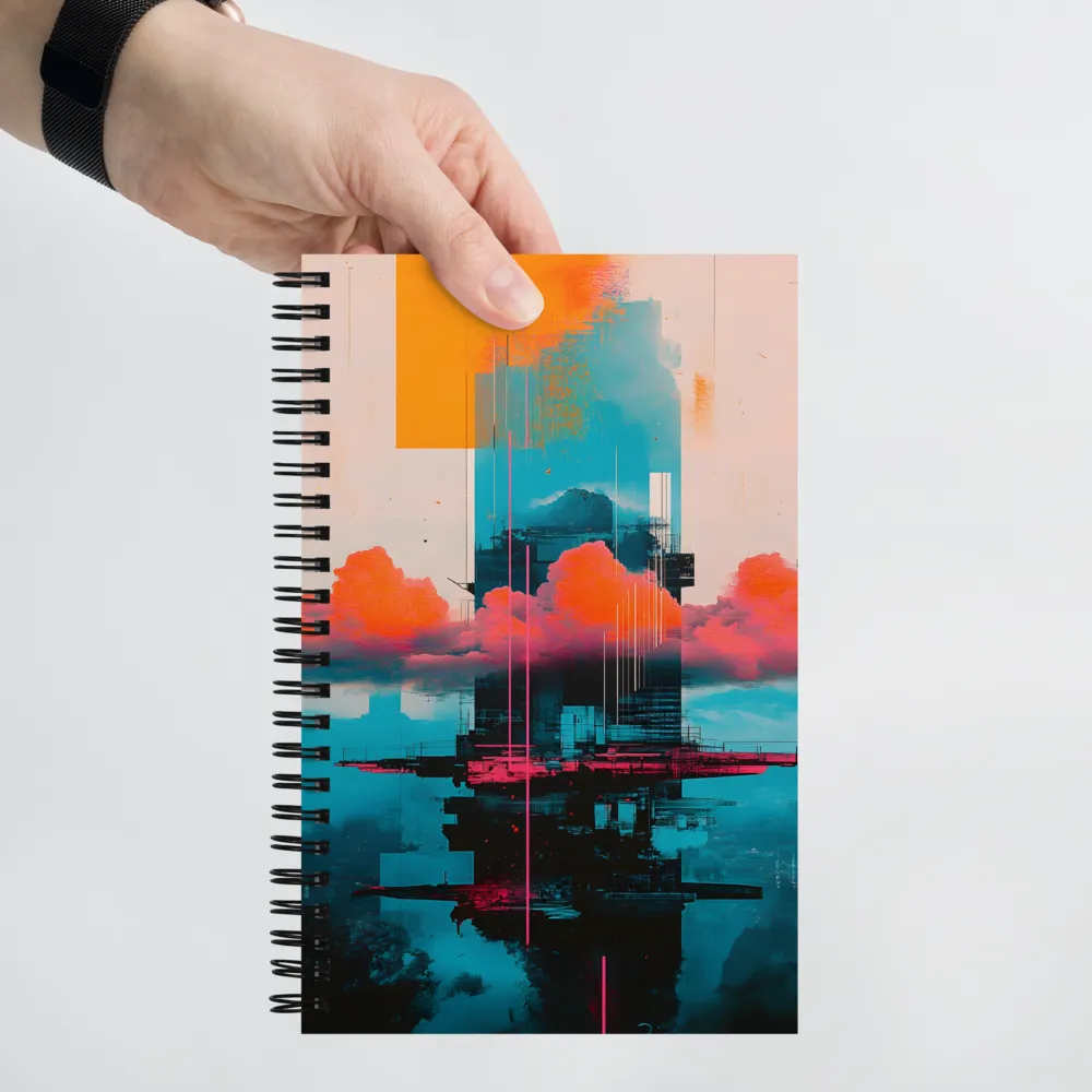 Glitched Urban Vision 
 Spiral Notebook | 140 pages