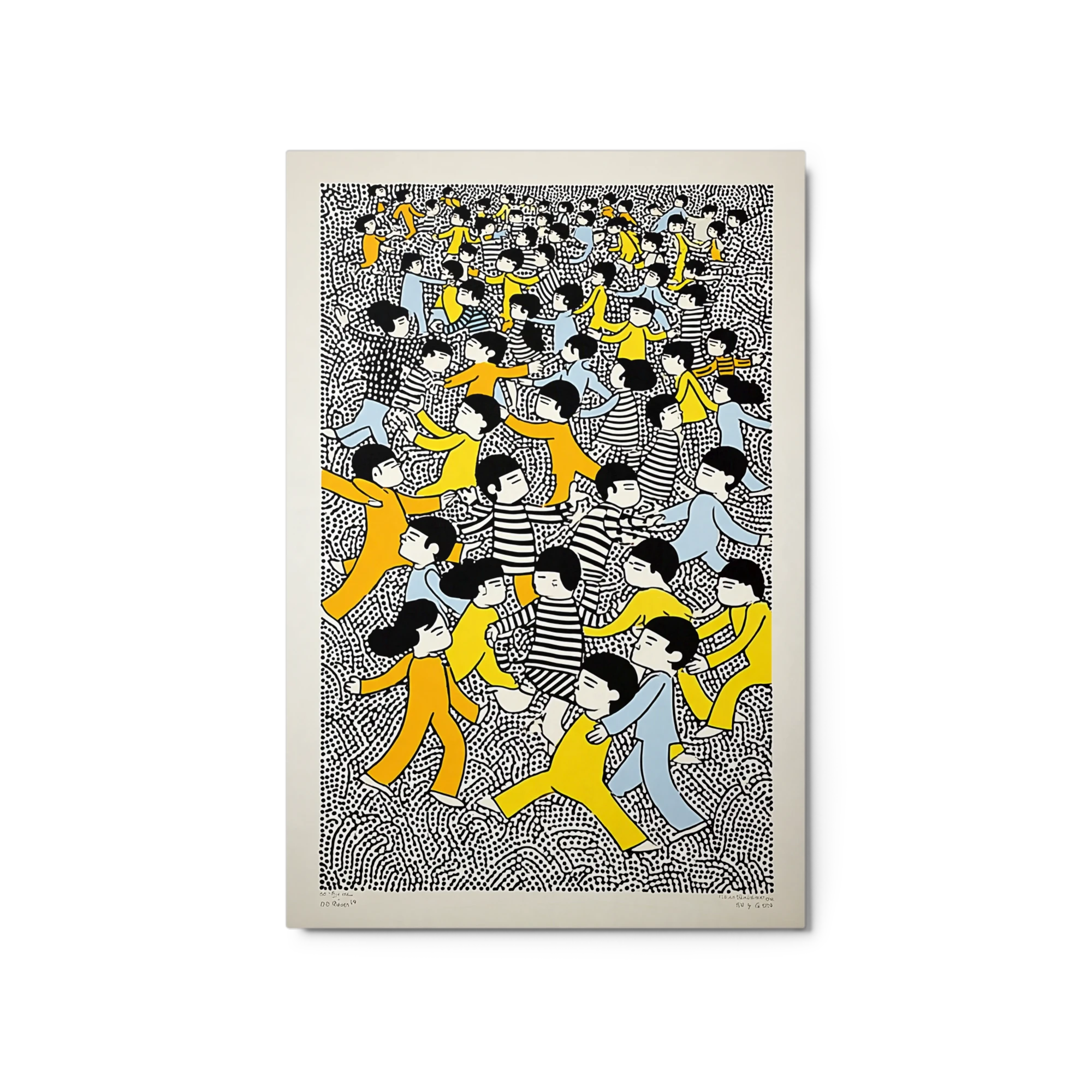 Crowd in Yellow