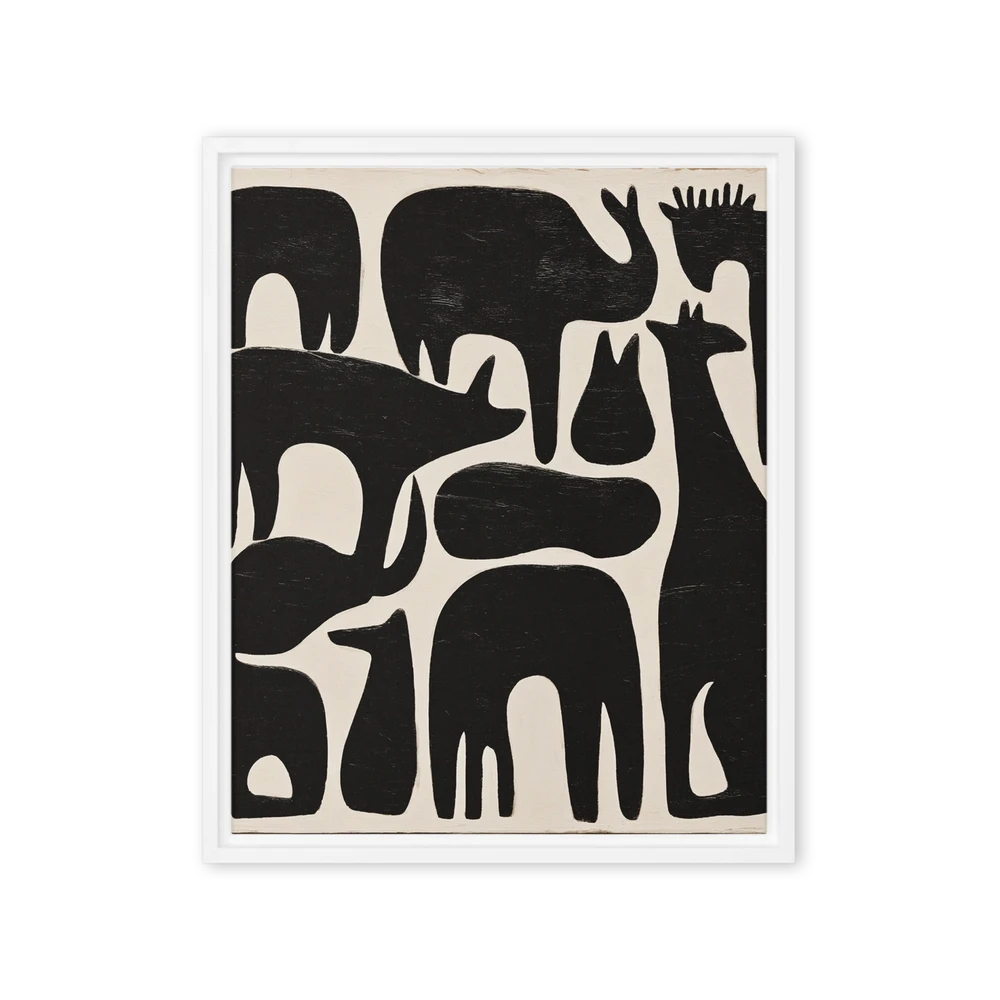 Minimalist Animal Forms | Art Print