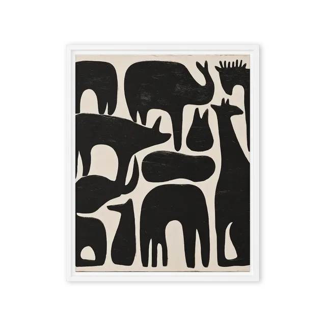 Minimalist Animal Forms | Art Print