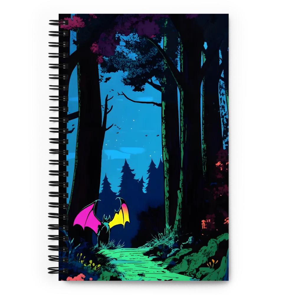 Luminous Forest Spirit 
 Spiral Notebook | 140 pages