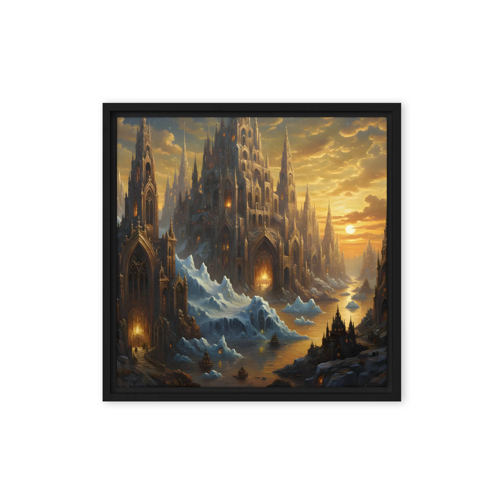 Golden Spires of Winter's Gate
