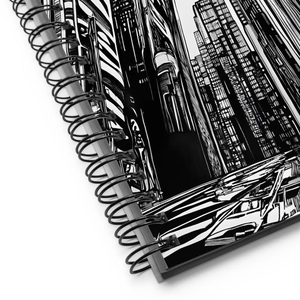 Monochrome Metropolis 
 Spiral Notebook | 140 pages
