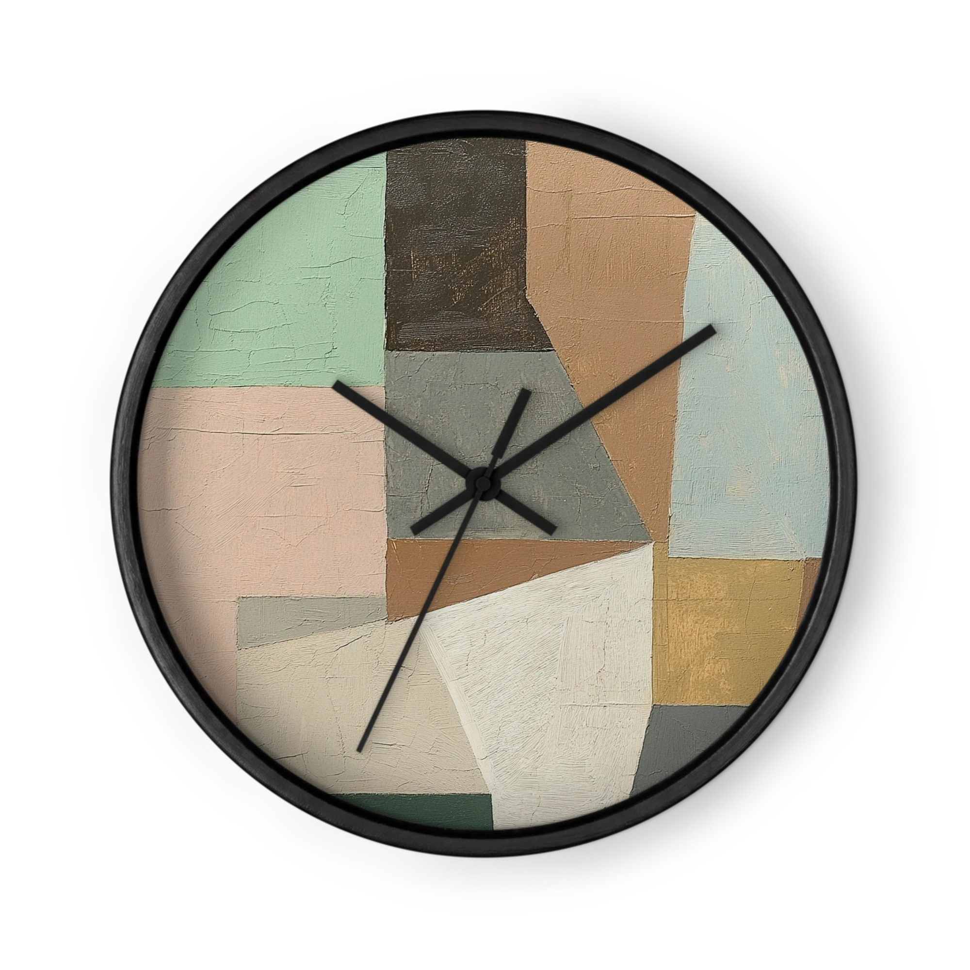 Geometric Composition in Earth Tones