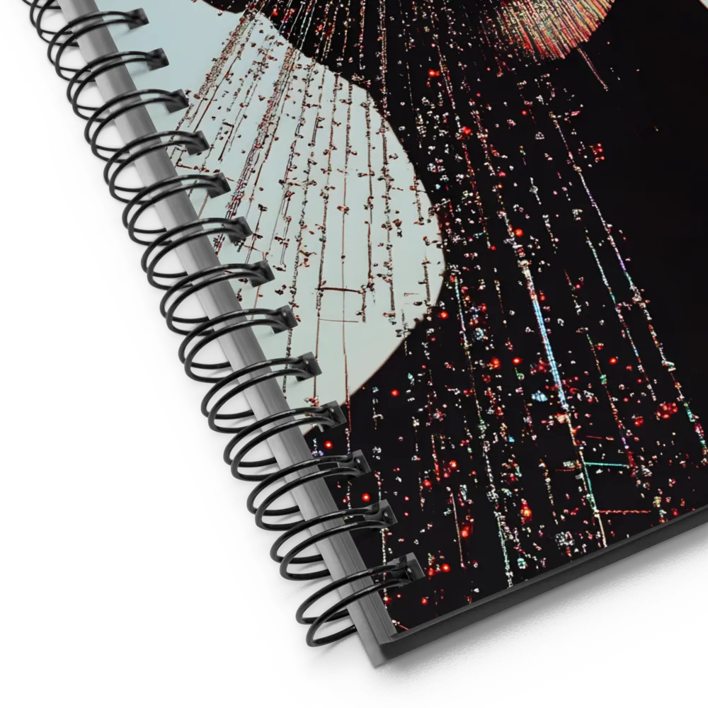 Digital Shattered Gaze 
 Spiral Notebook | 140 pages