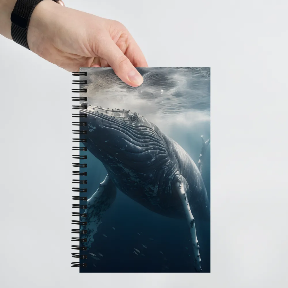 Deep Blue Majesty 
 Spiral Notebook | 140 pages