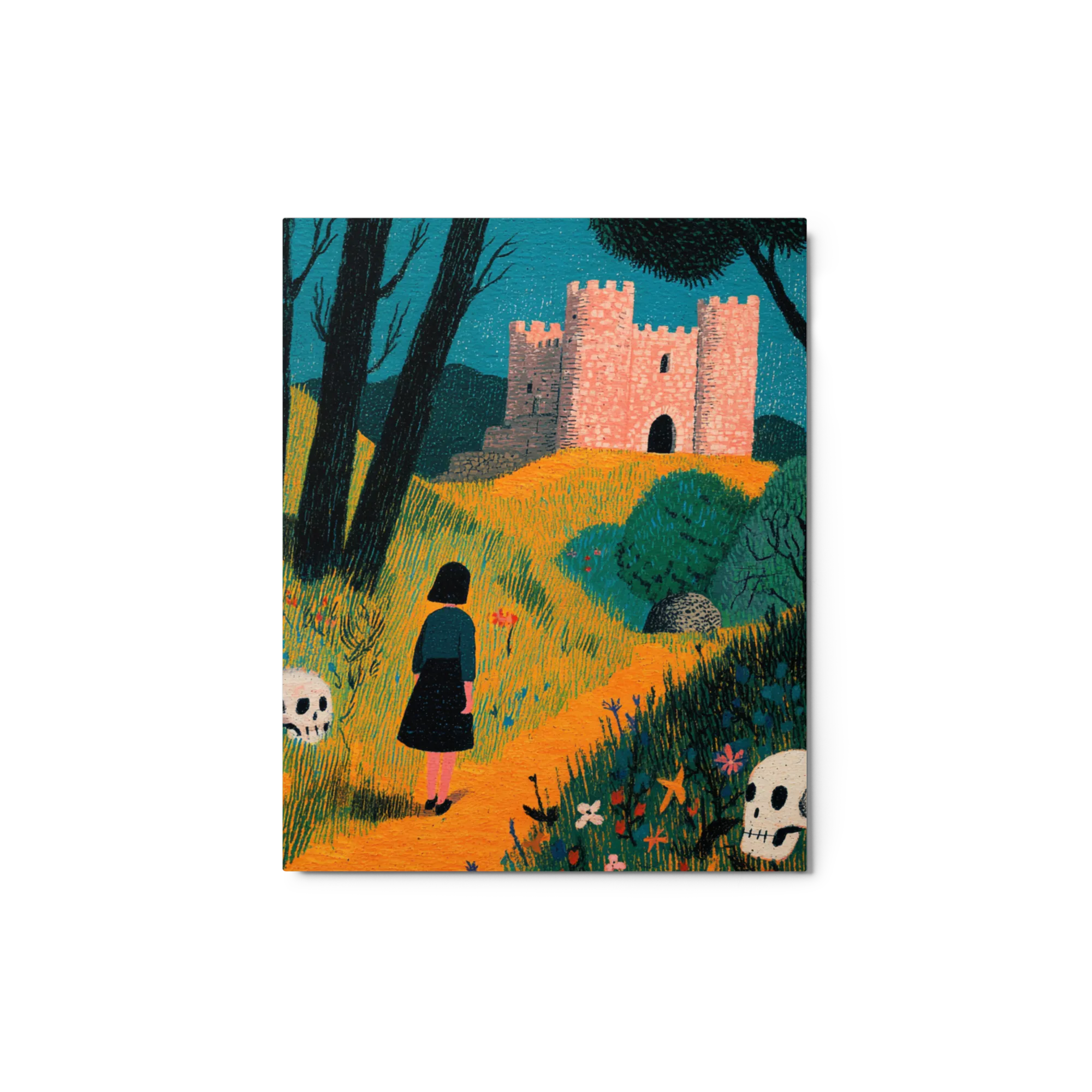 Journey to the Castle 
 Canvas | 32″x 32″