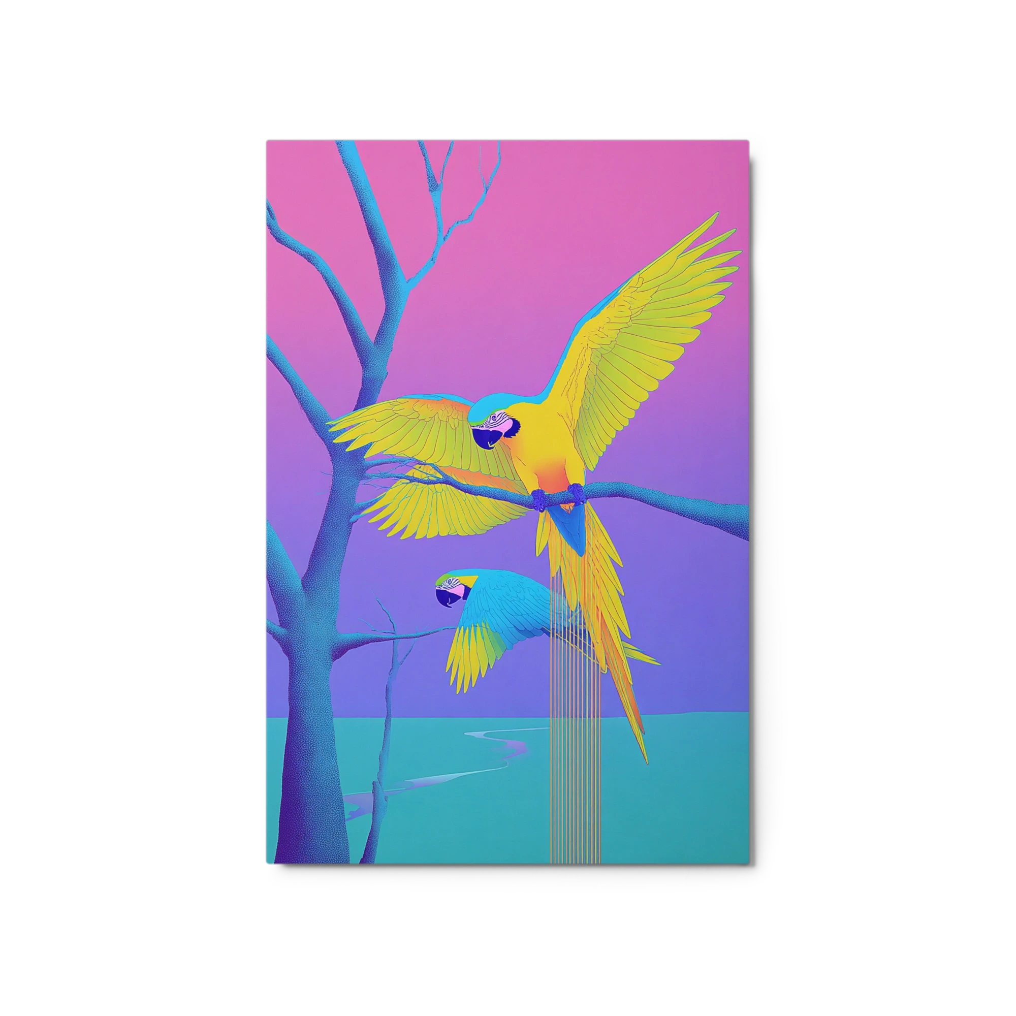 Neon Macaw Symphony