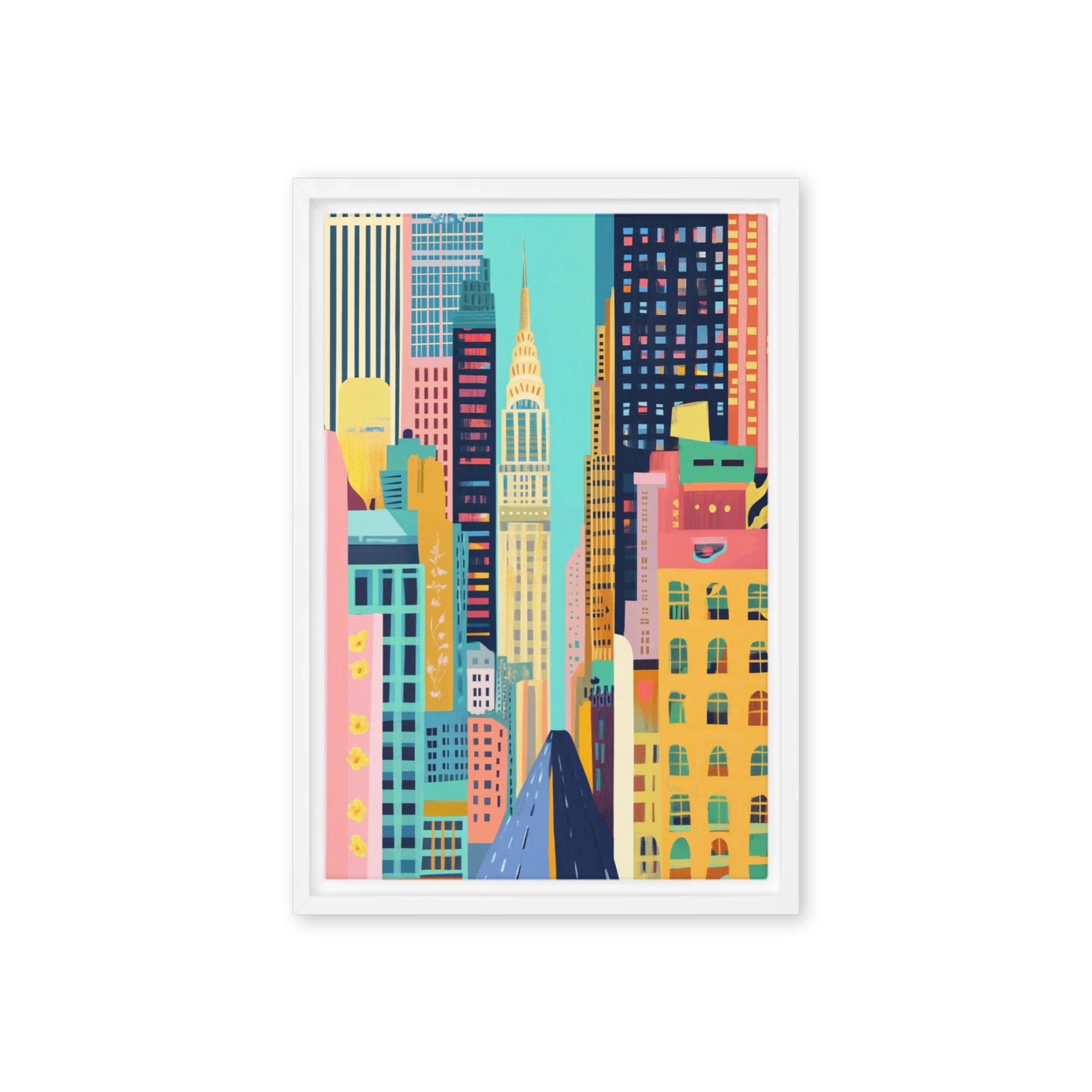 Vibrant Urban Canvas | Art Print