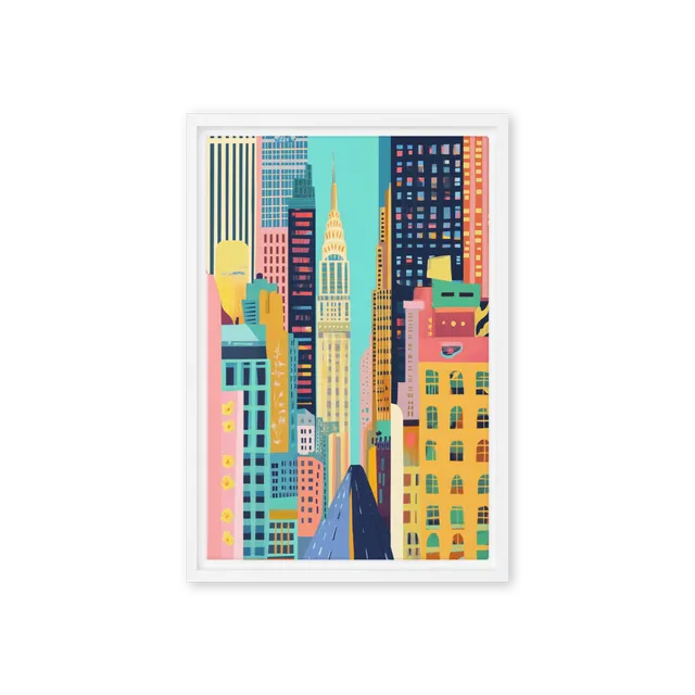 Vibrant Urban Canvas | Art Print
