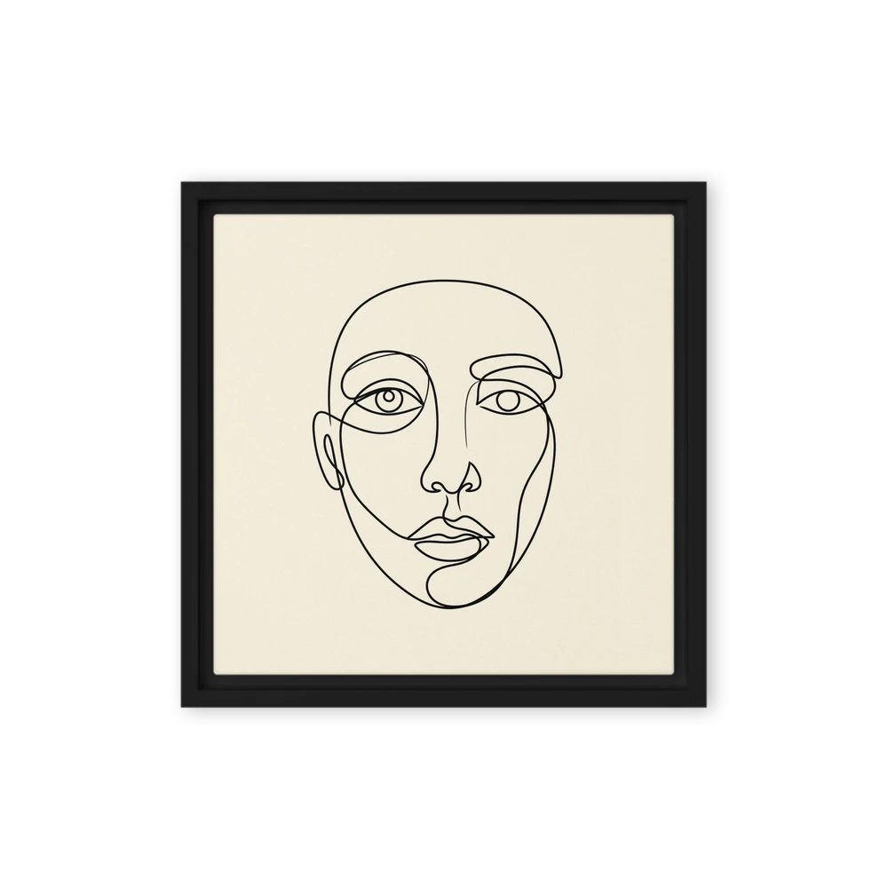 Continuous Line Portrait | Art Print