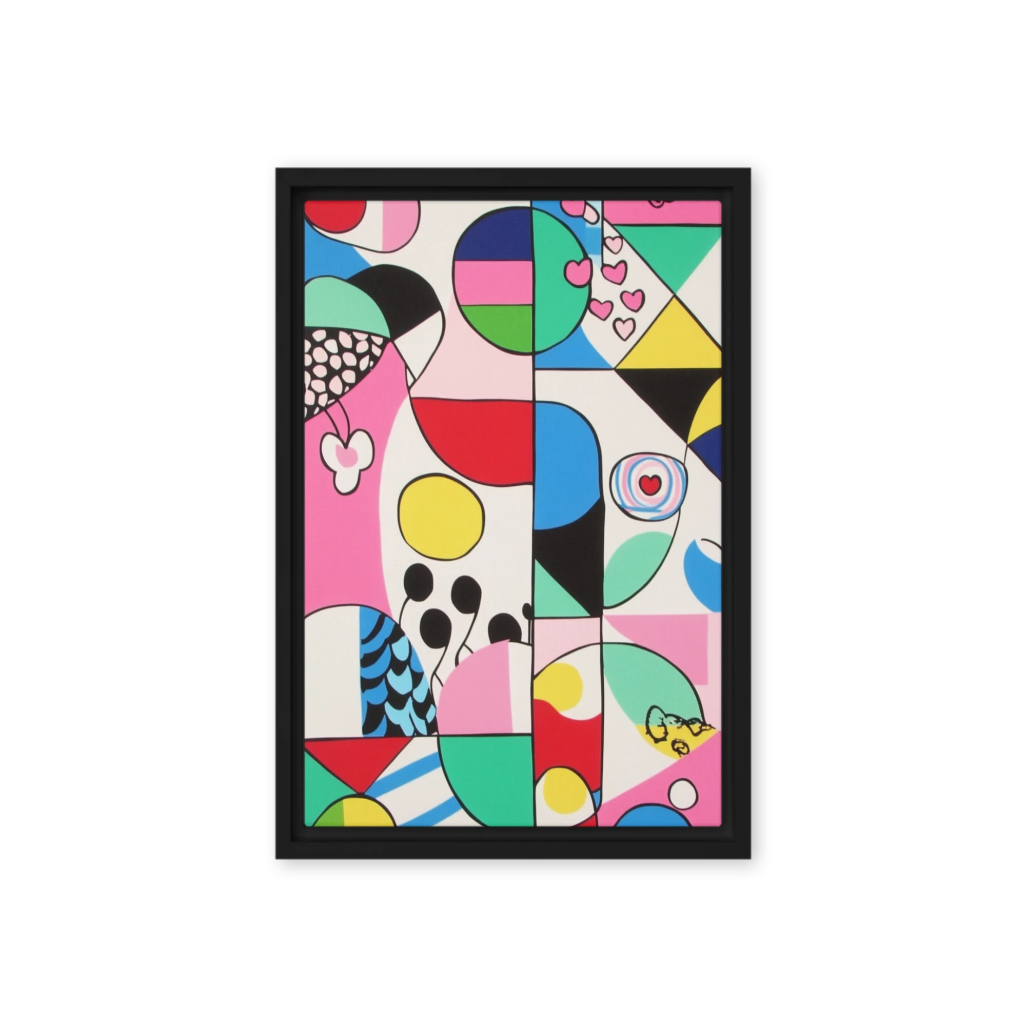 Whimsical Geometric Pop Art | Art Print