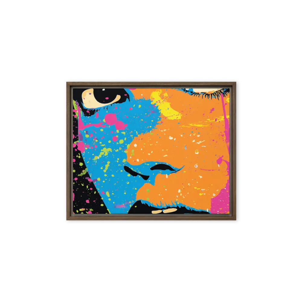 Chroma Expression 
 Poster with Red oak Frame | 18″x 18″