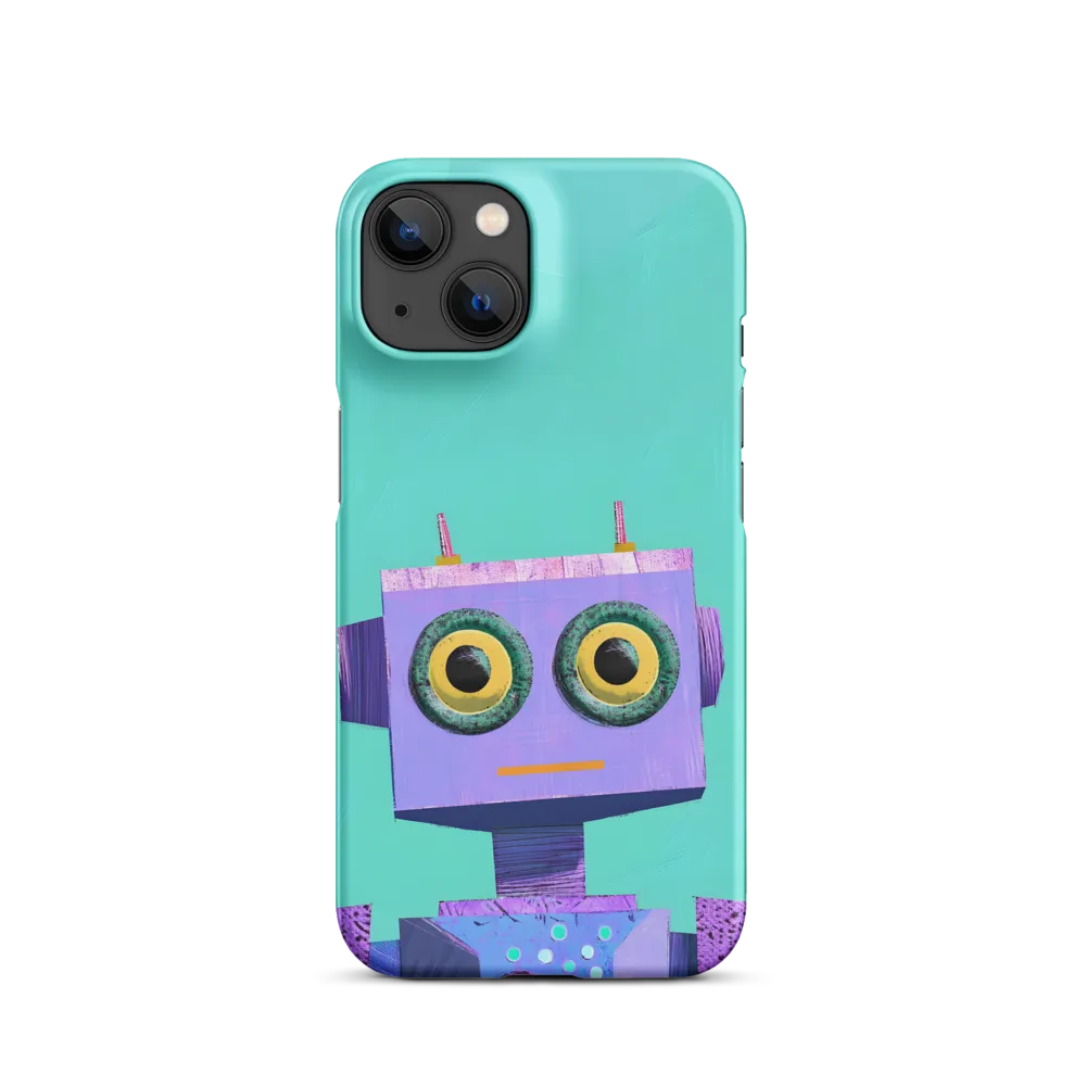 Cartoon Robot Digital Art | Phone Case
