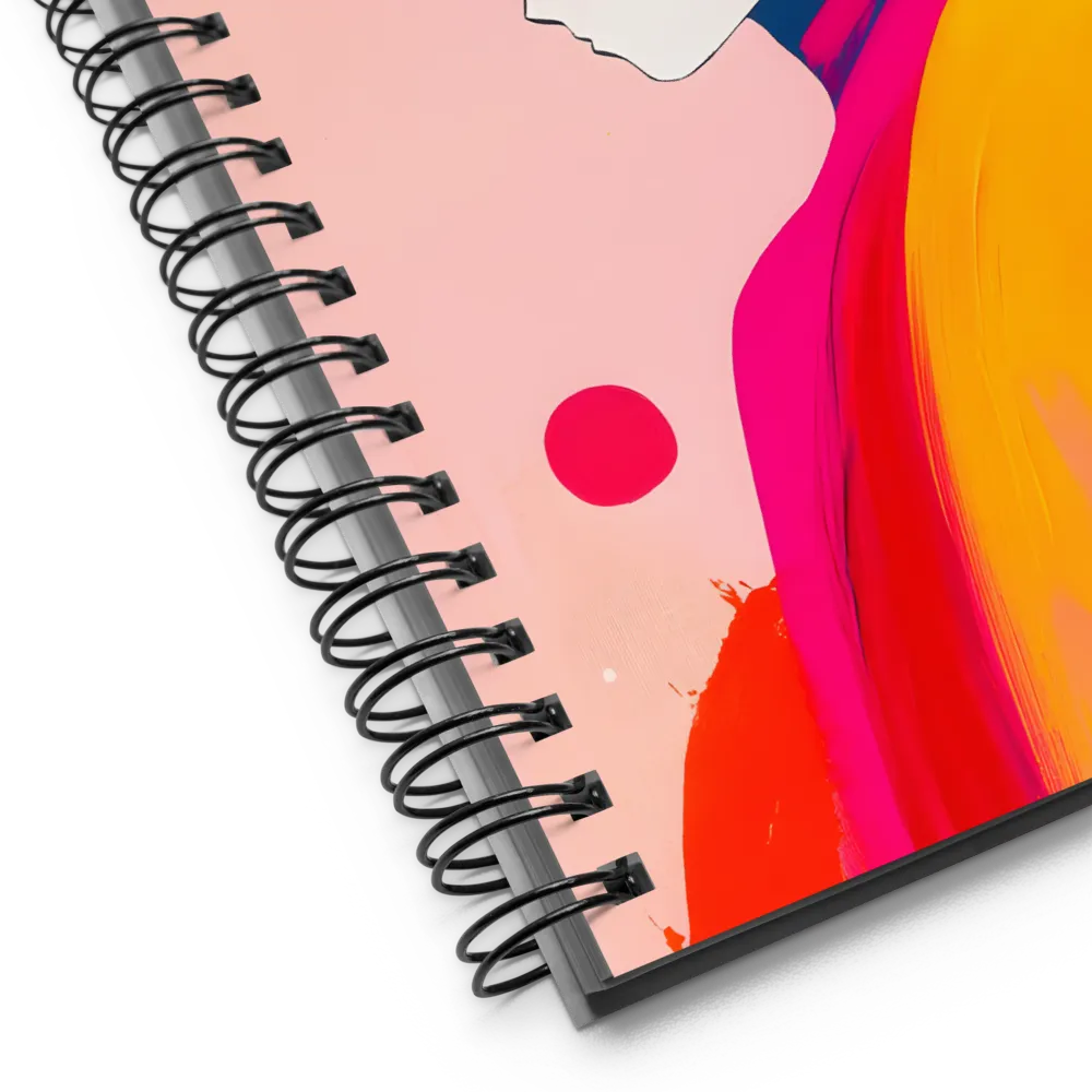 Vibrant Kimono Profile 
 Spiral Notebook | 140 pages
