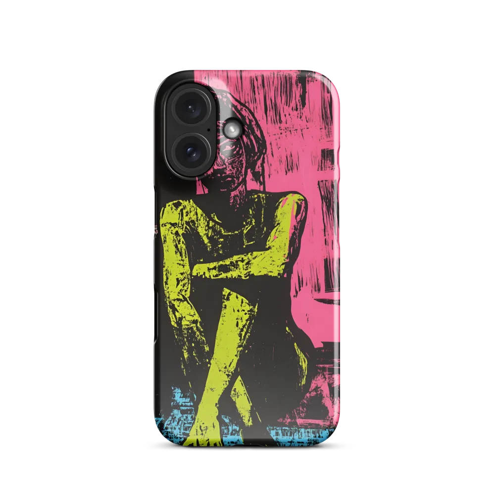 Seated Figure Linocut 
 Samsung Galaxy S21 Plus | Tough Case
