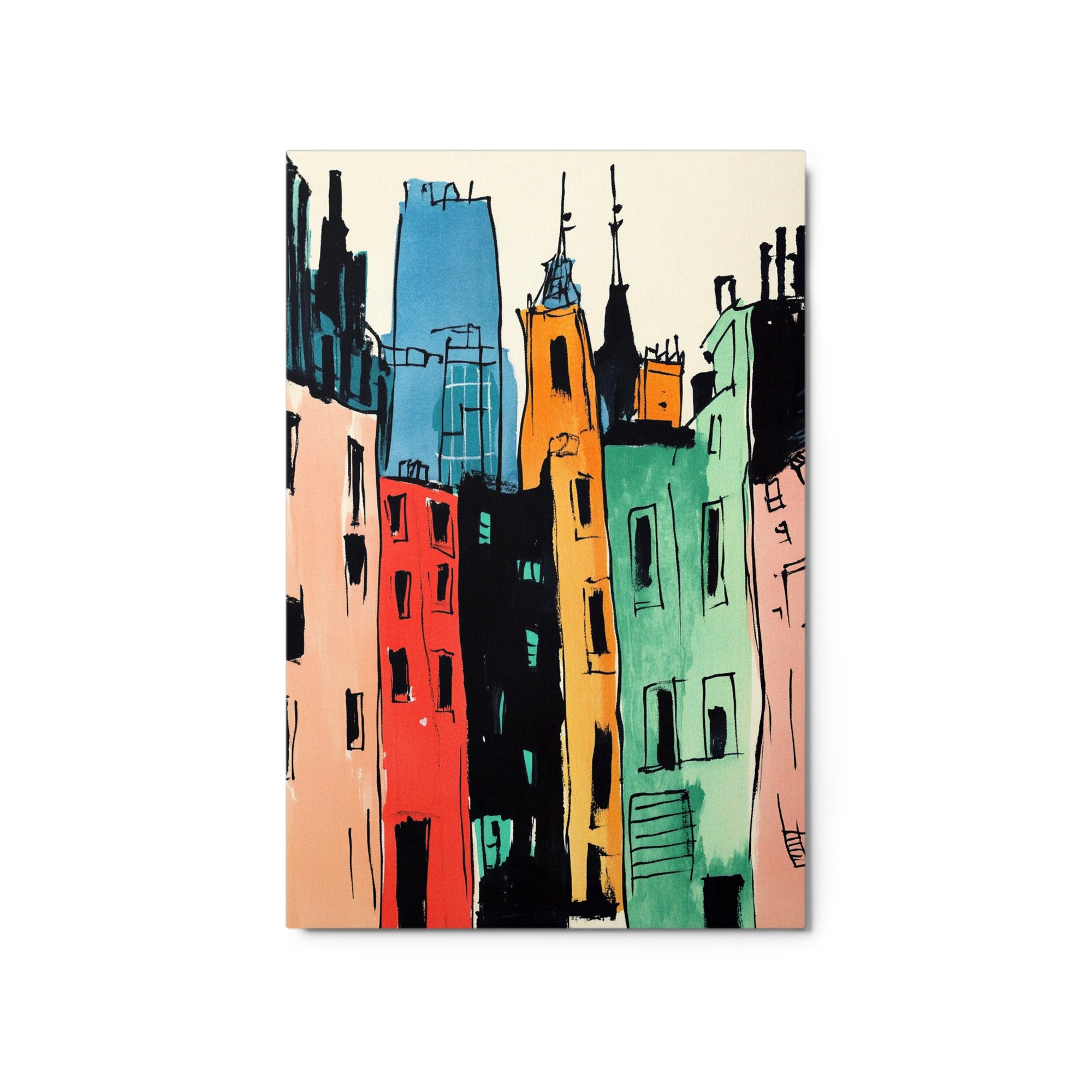 Colorful Abstract Cityscape