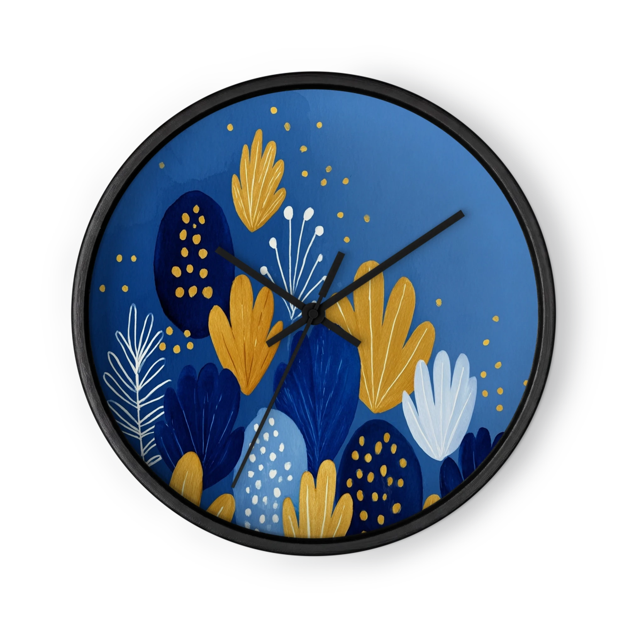 Cobalt & Gold Flora