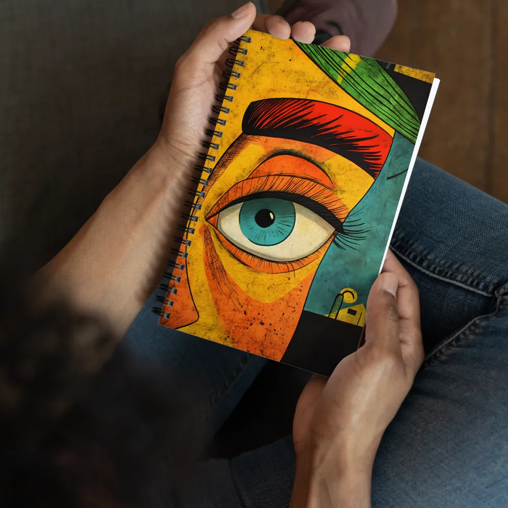 Vibrant Pop Art Eye 
 Spiral Notebook | 140 pages