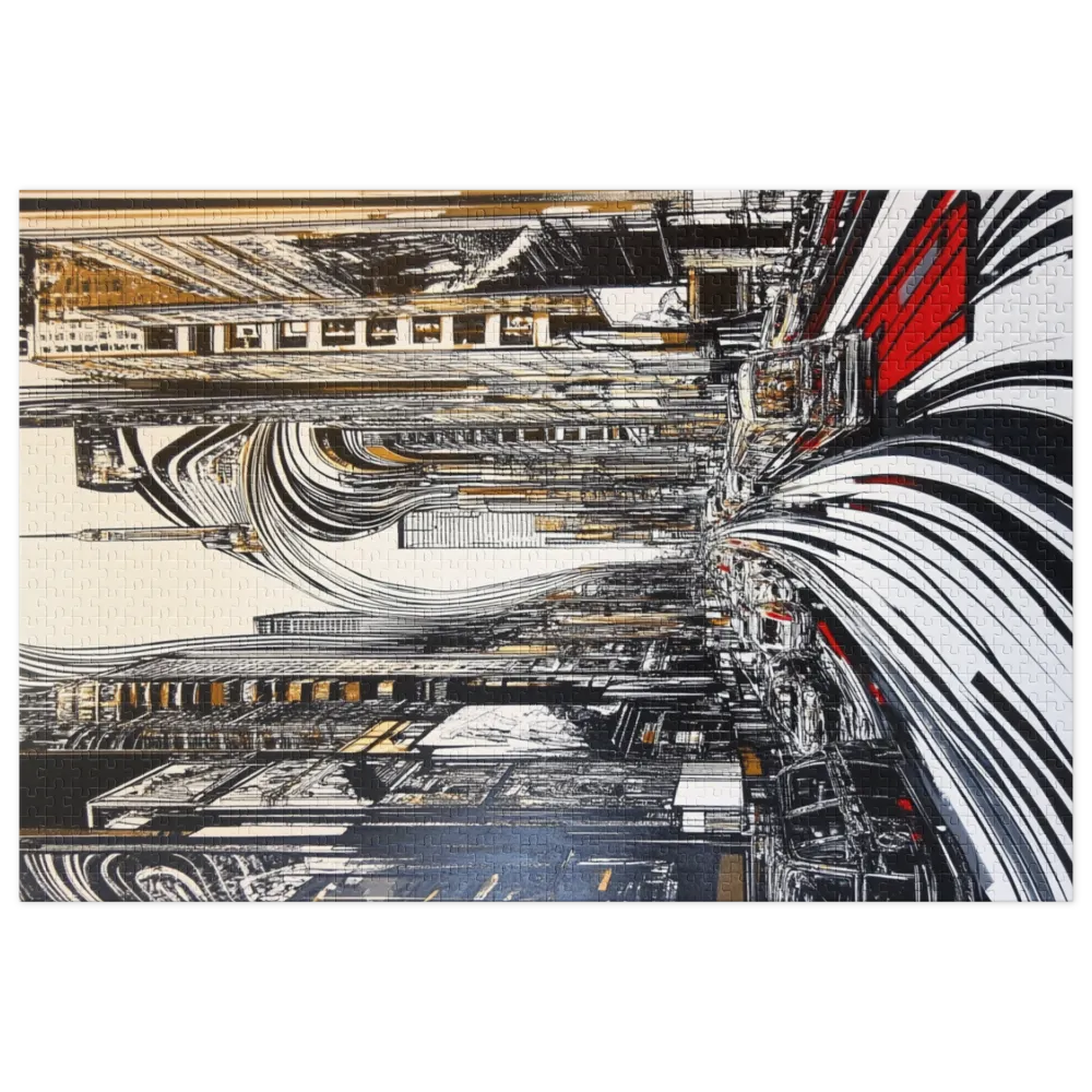Fluxo Urbano 
 Puzzle em caixa de metal
