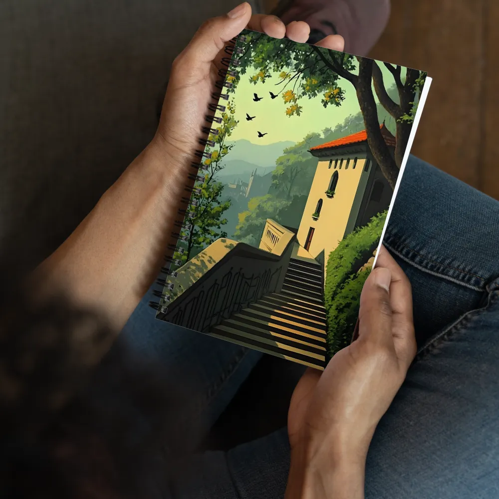 Ascending Path to Serenity 
 Spiral Notebook | 140 pages
