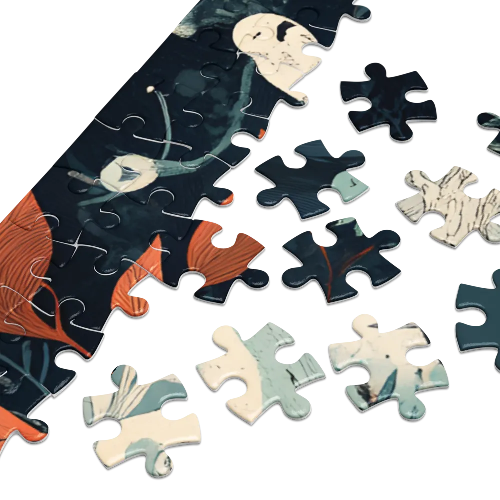 Surreal Female Profile with Nature | Jigsaw Puzzle (252/520 pieces)