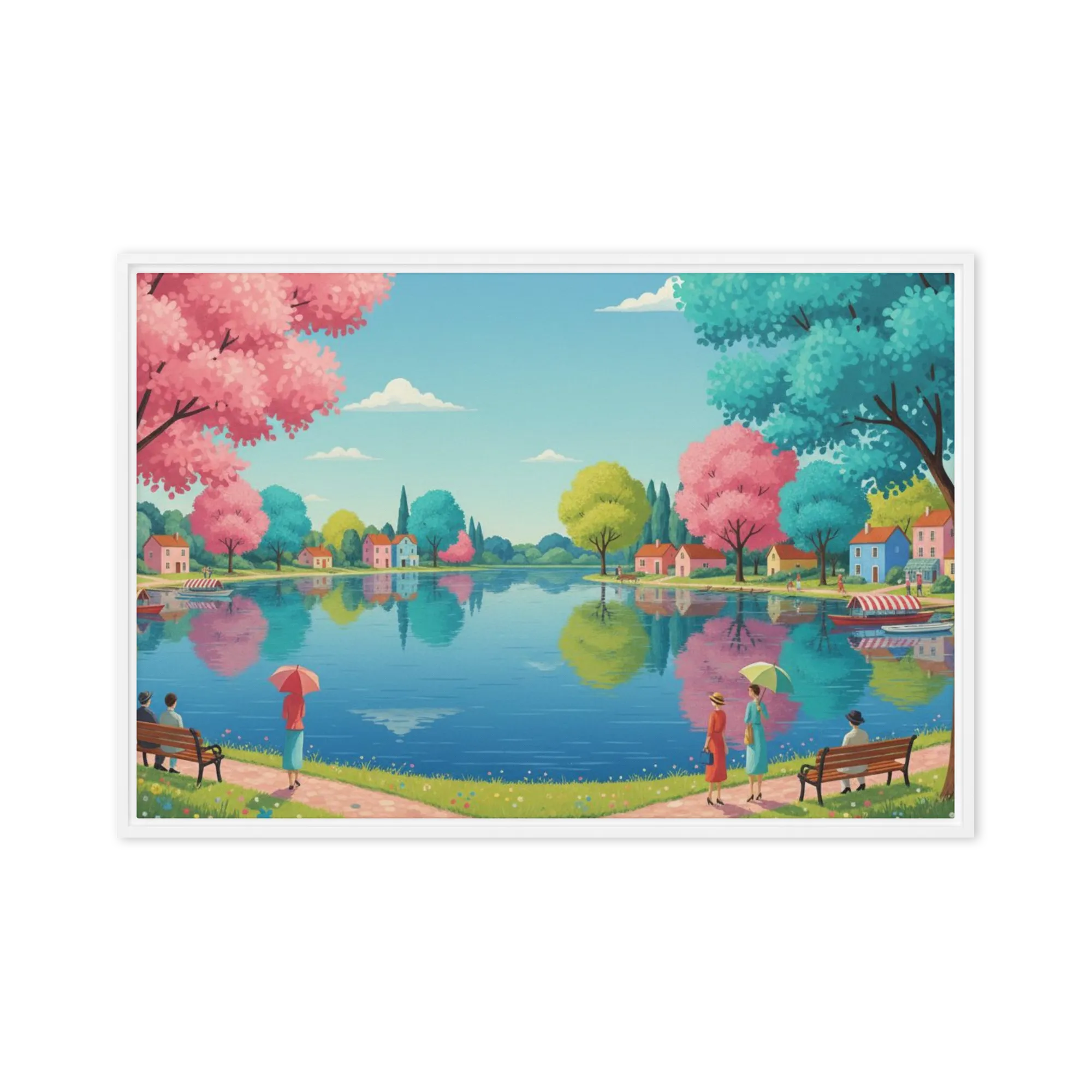 Springtime by the Lake
