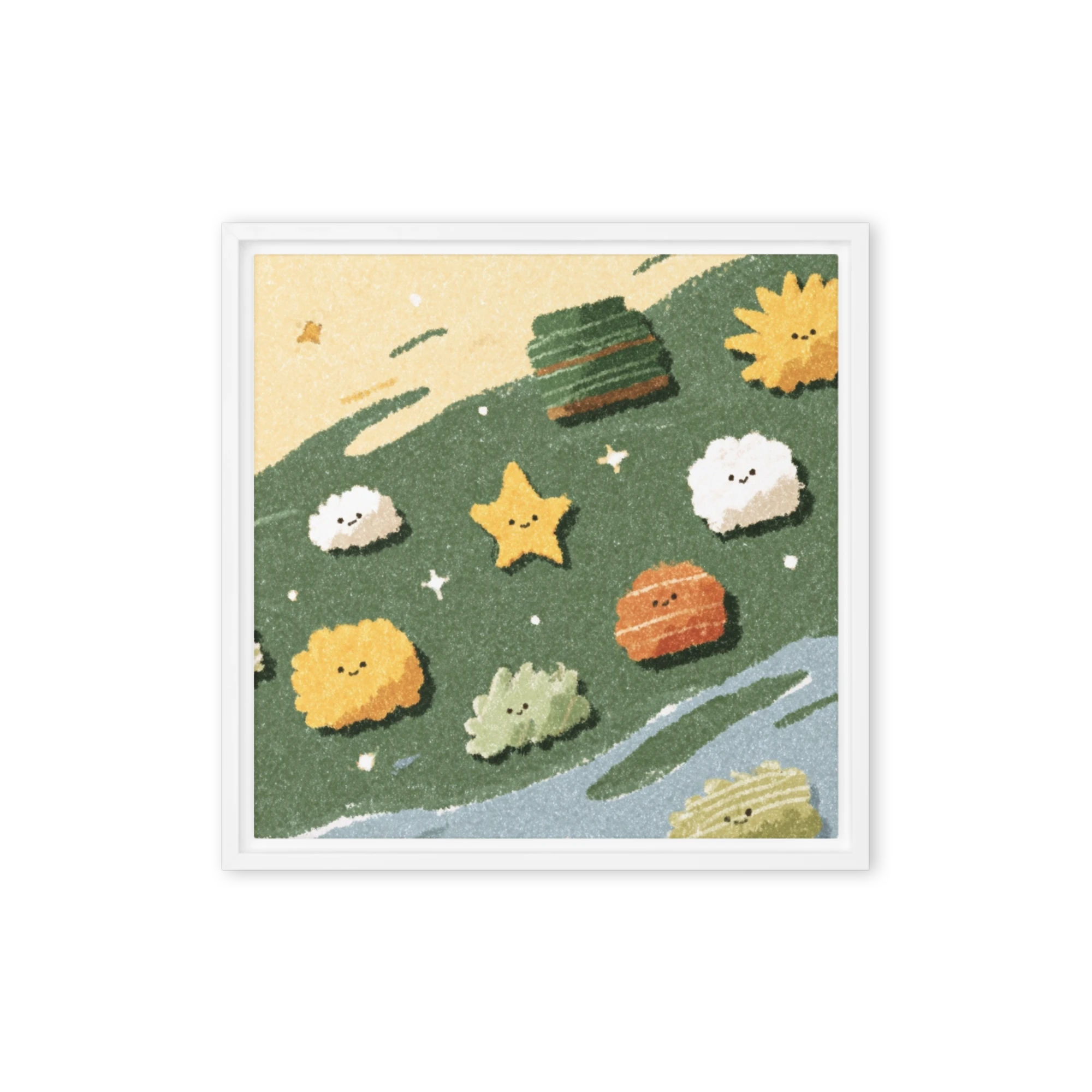 Smiling Stars and Clouds