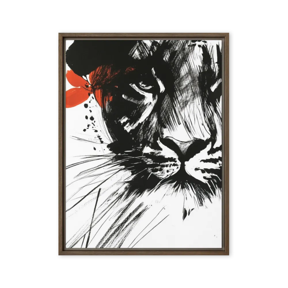 Raw energy in high contrast — Gestural black ink