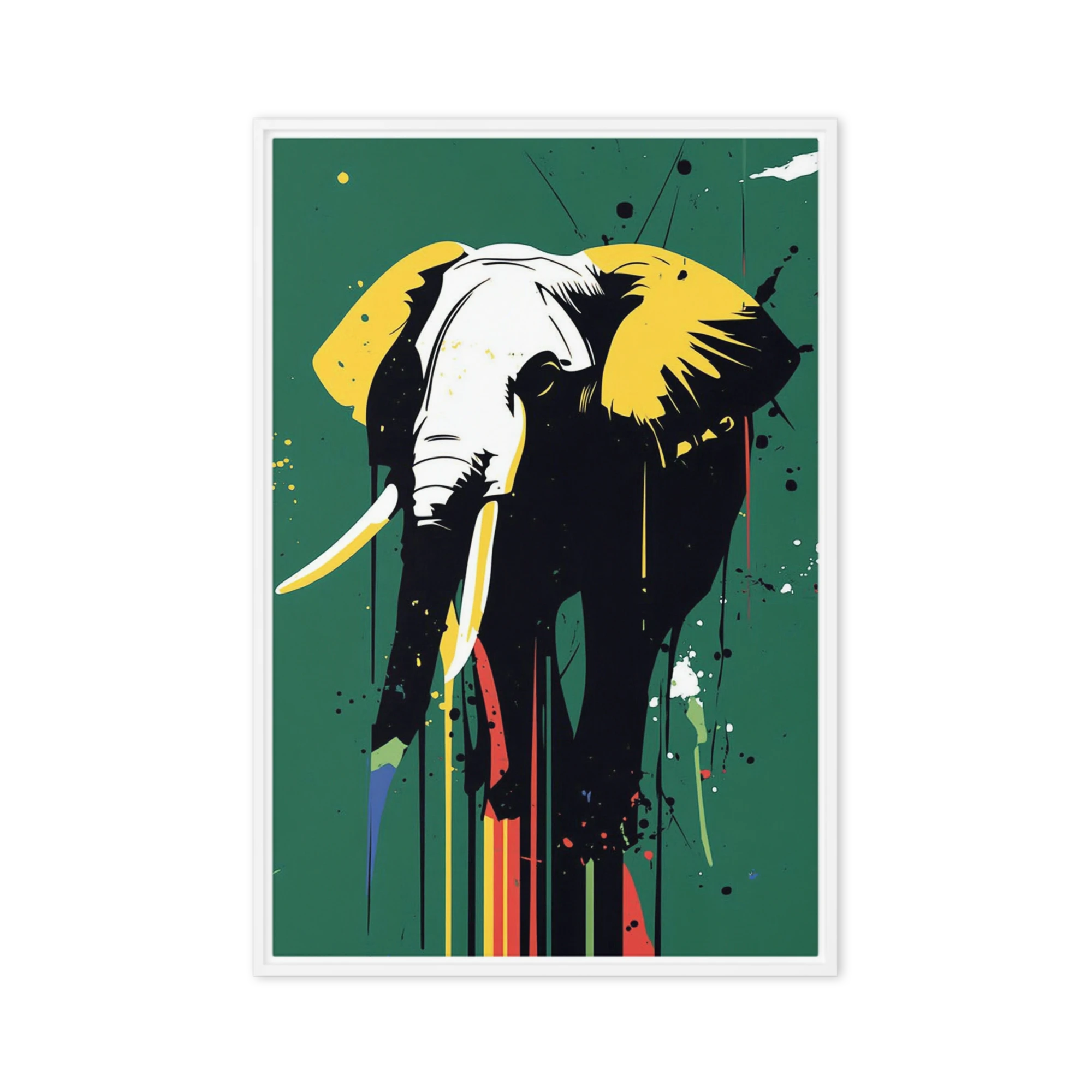 Stylized Elephant Artwork