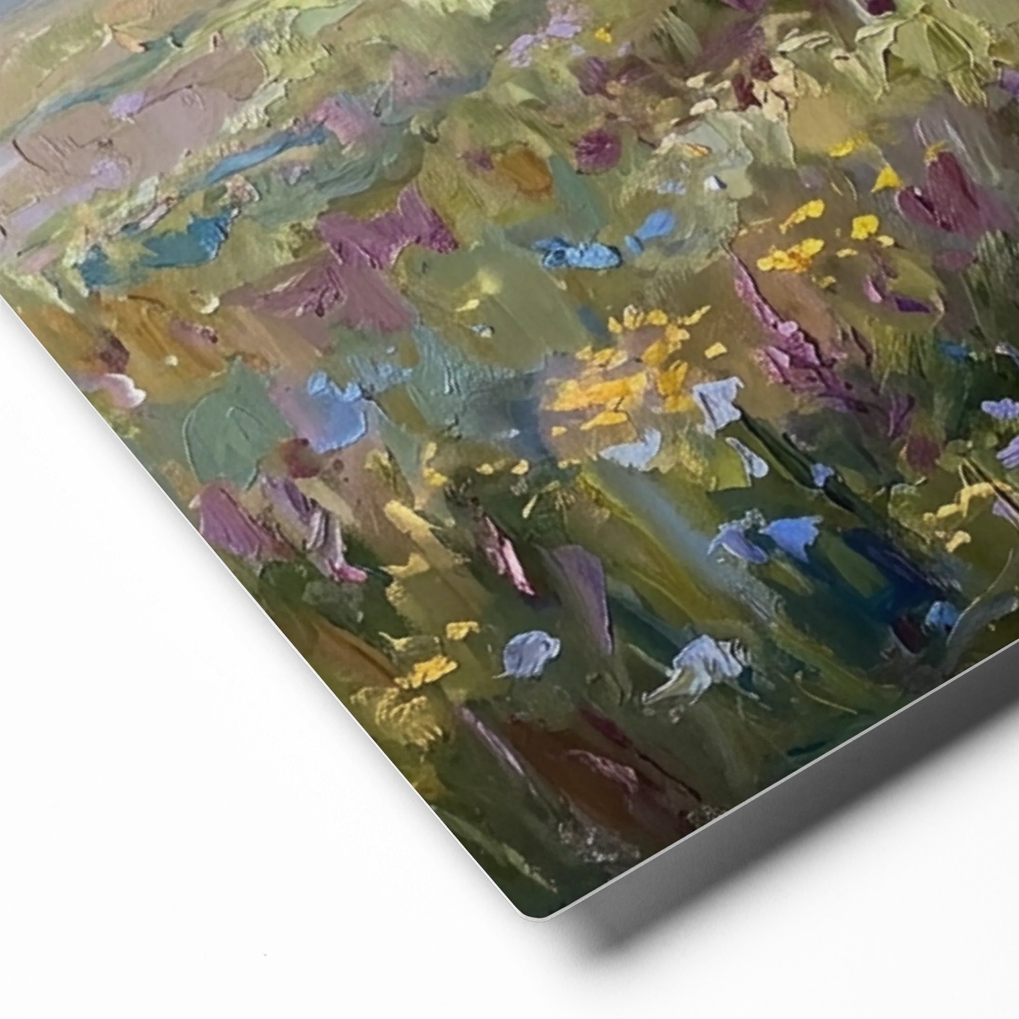 Serene Wildflower Meadow 
 Poster with Black Frame | 11″x 14″