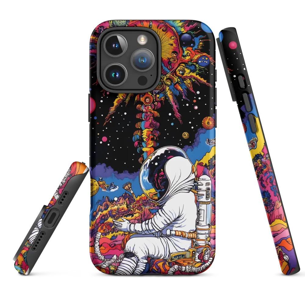 Psychedelic Astronaut in Cosmic Landscape