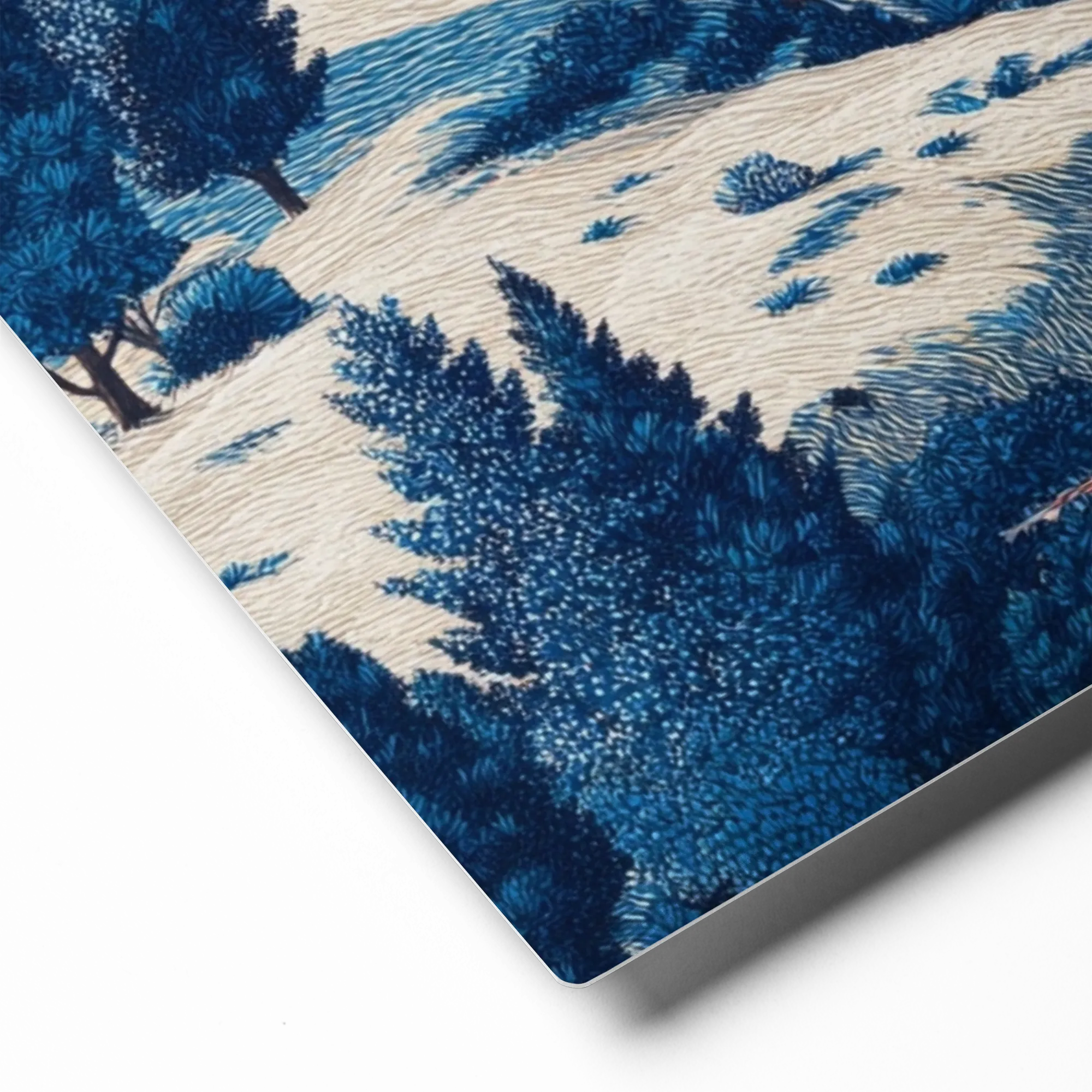 Crimson and Cobalt Hills | Art Print