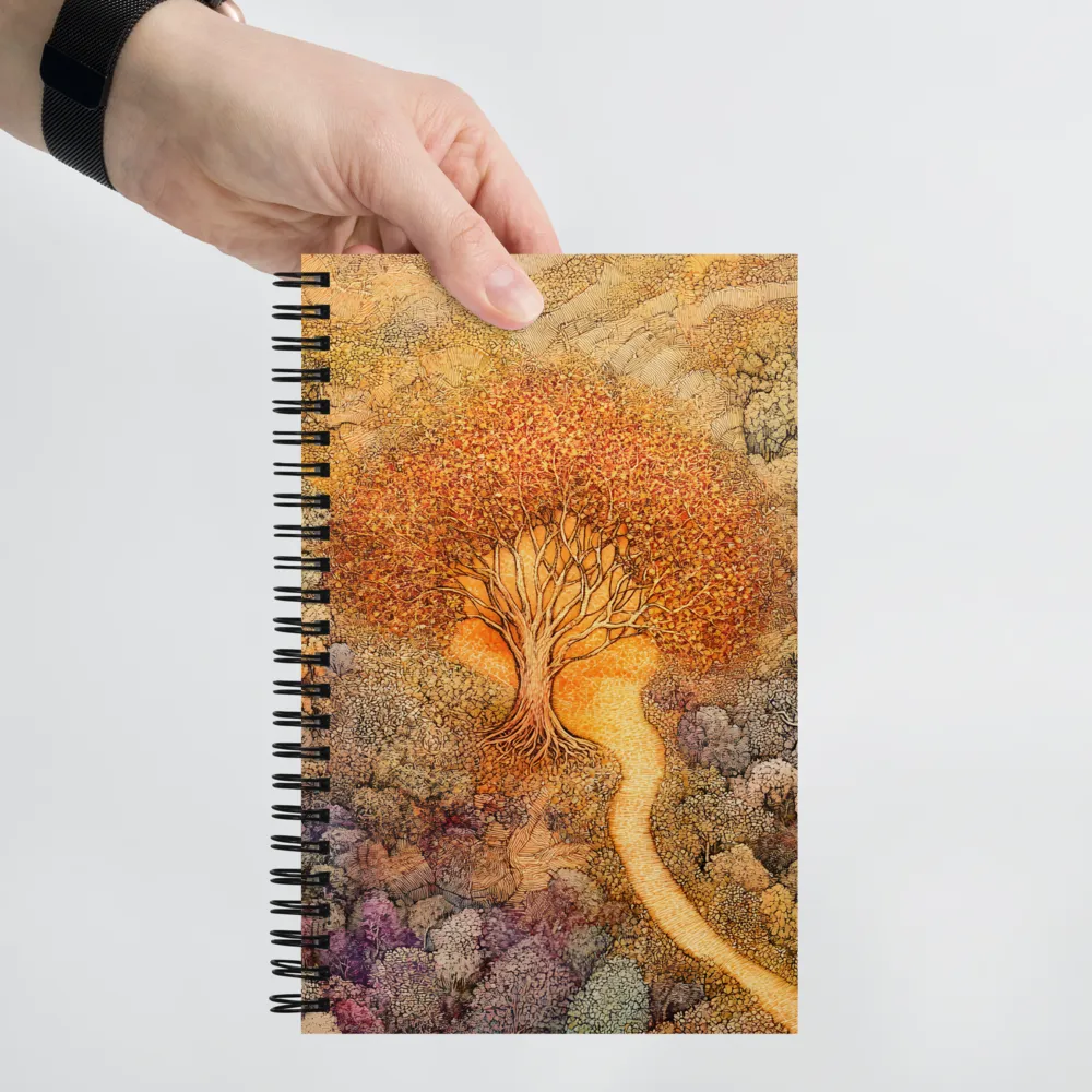 The Luminous Forest Path 
 Spiral Notebook | 140 pages