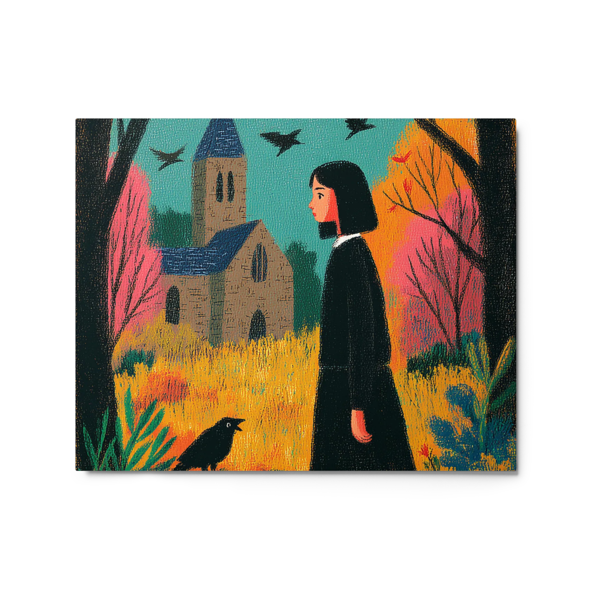 Autumnal Church Path