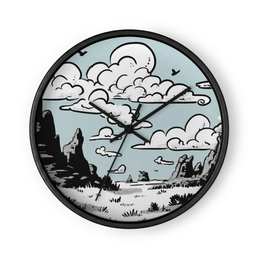 Desert Clouds | Wall Clock