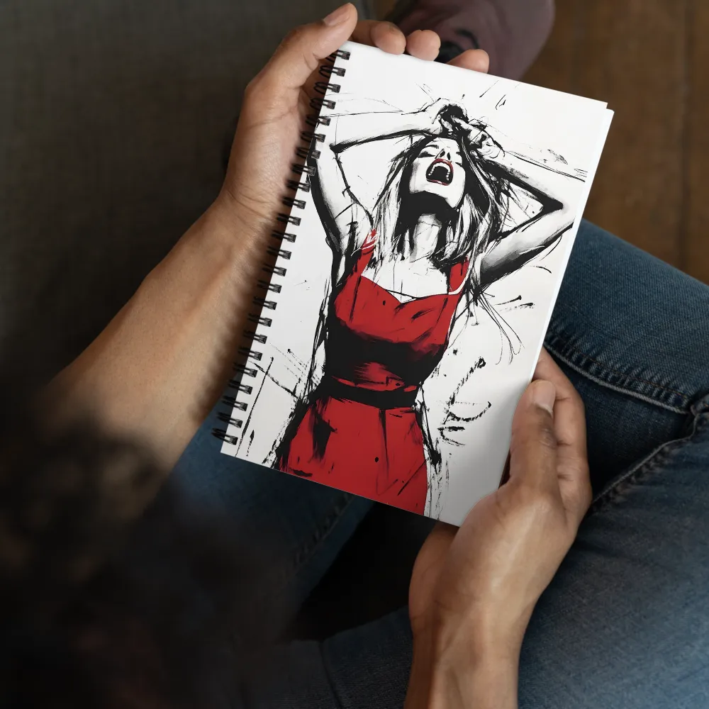 Red Dress Ecstasy 
 Spiral Notebook | 140 pages