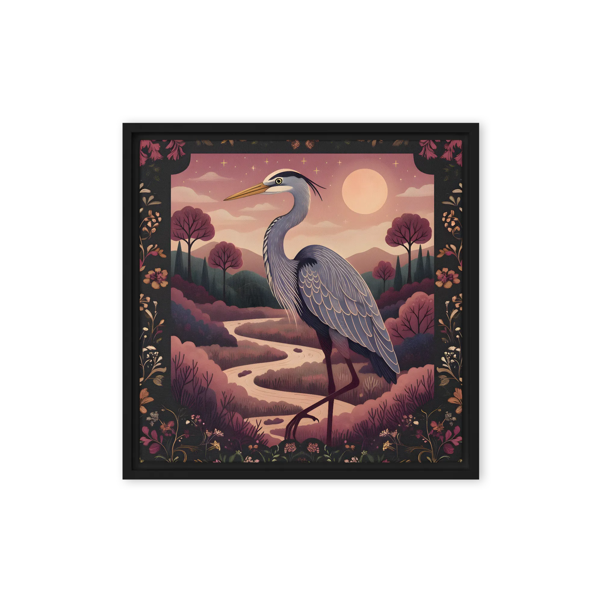 Heron at Twilight