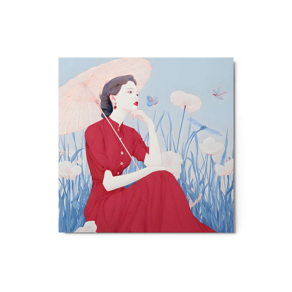 Serenity in Red | Art Print