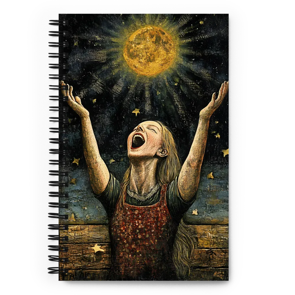 Woman's Celestial Ecstasy 
 Spiral Notebook | 140 pages