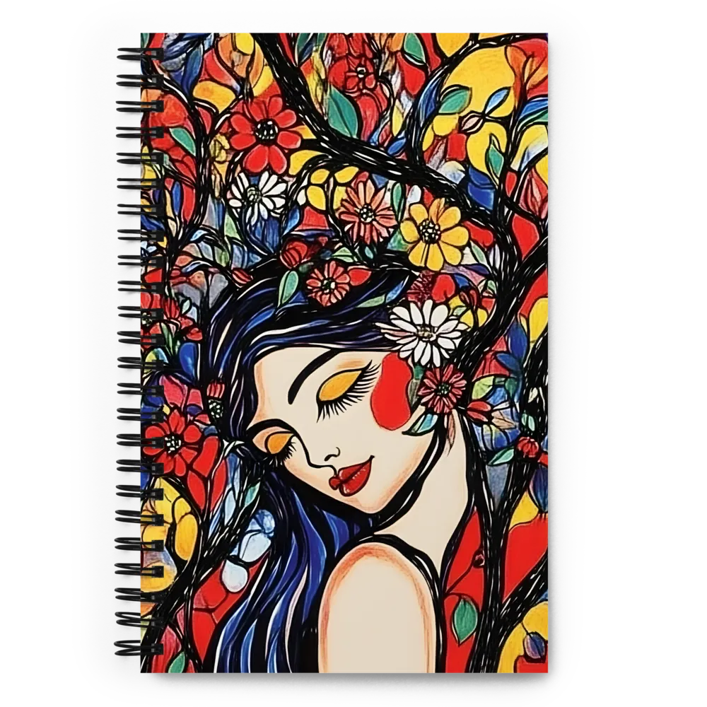 The Stained Glass Garden 
 Spiral Notebook | 140 pages