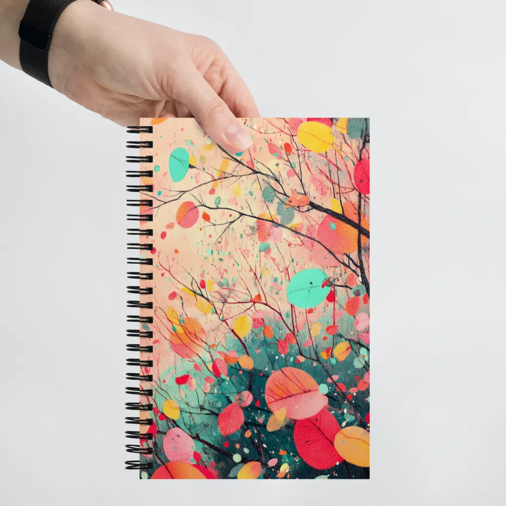 Vibrant Branch Dance 
 Spiral Notebook | 140 pages