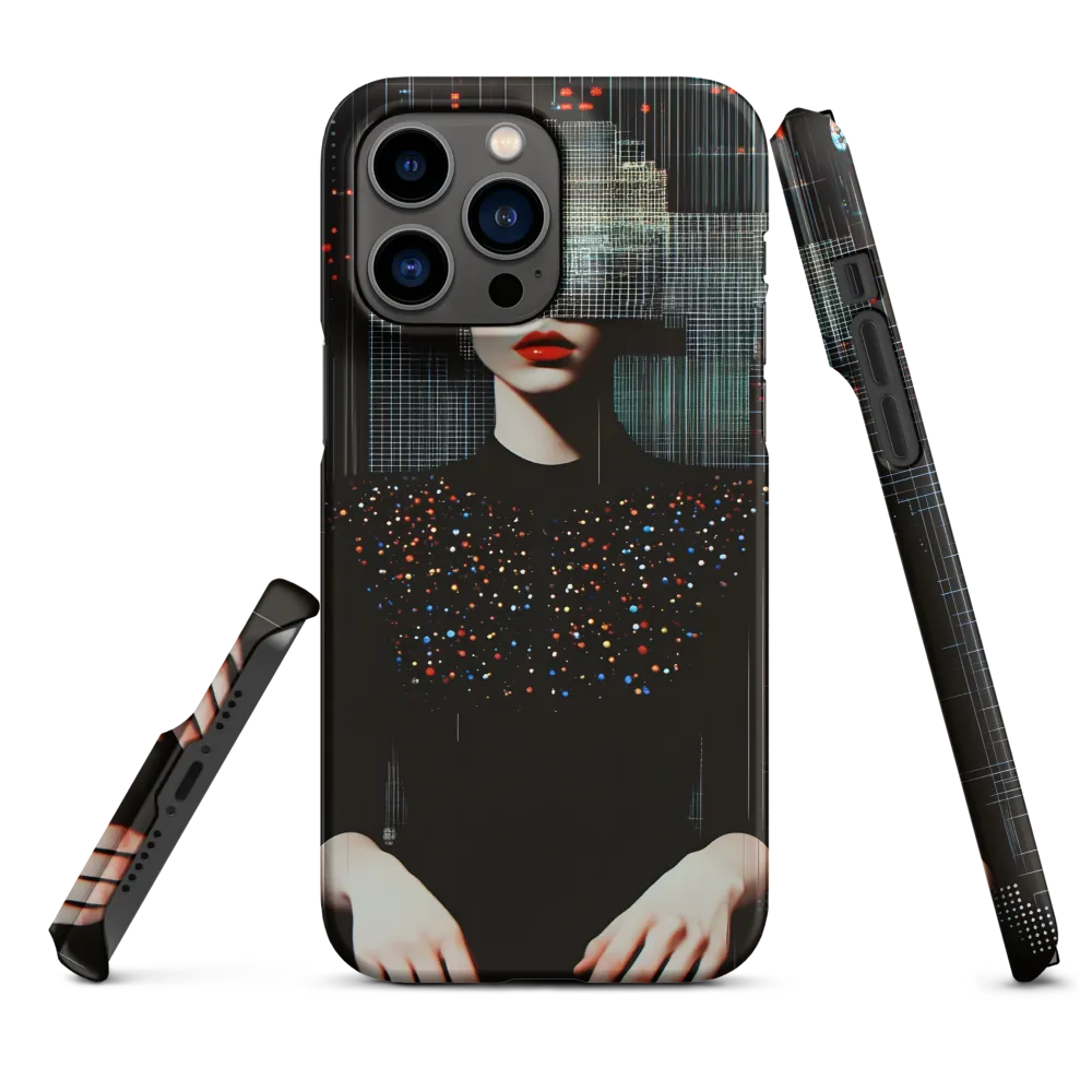 Faceless Abstract Figure in Digital Art | Phone Case