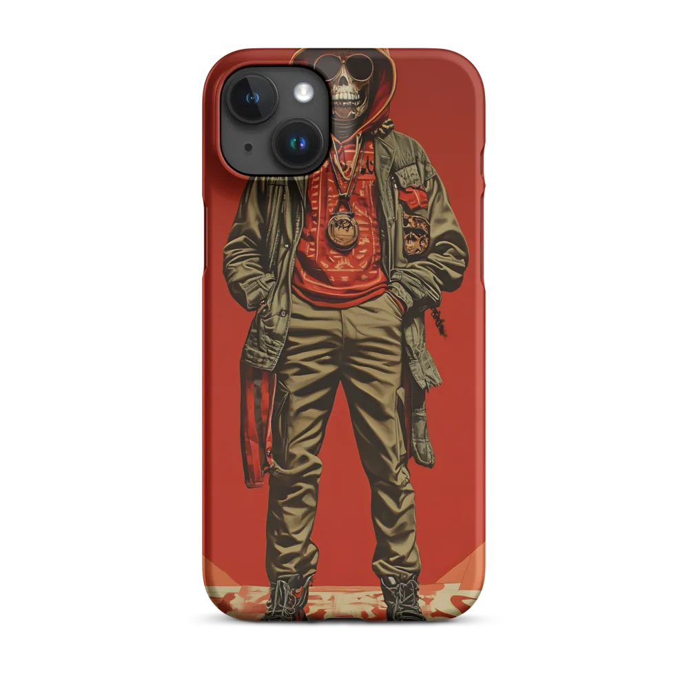 Stylish Skeleton in Urban Fashion | Phone Case