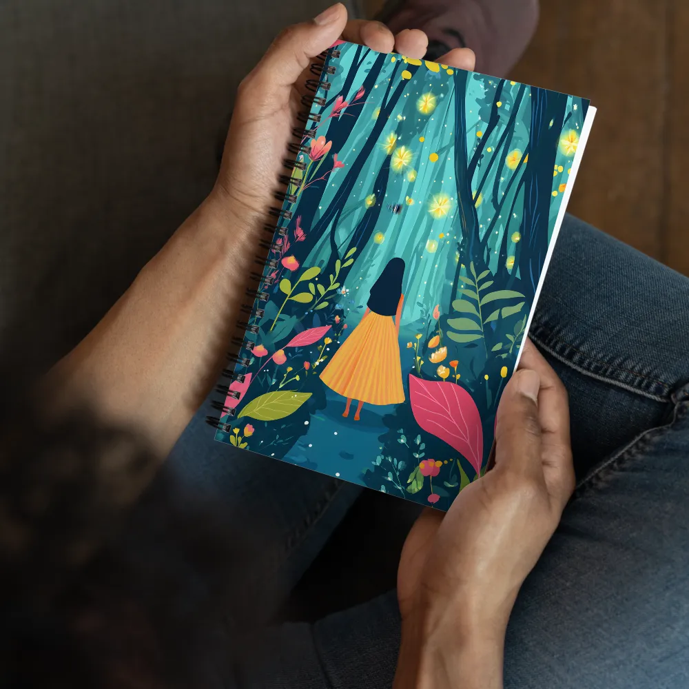 Path Through the Enchanted Forest 
 Spiral Notebook | 140 pages