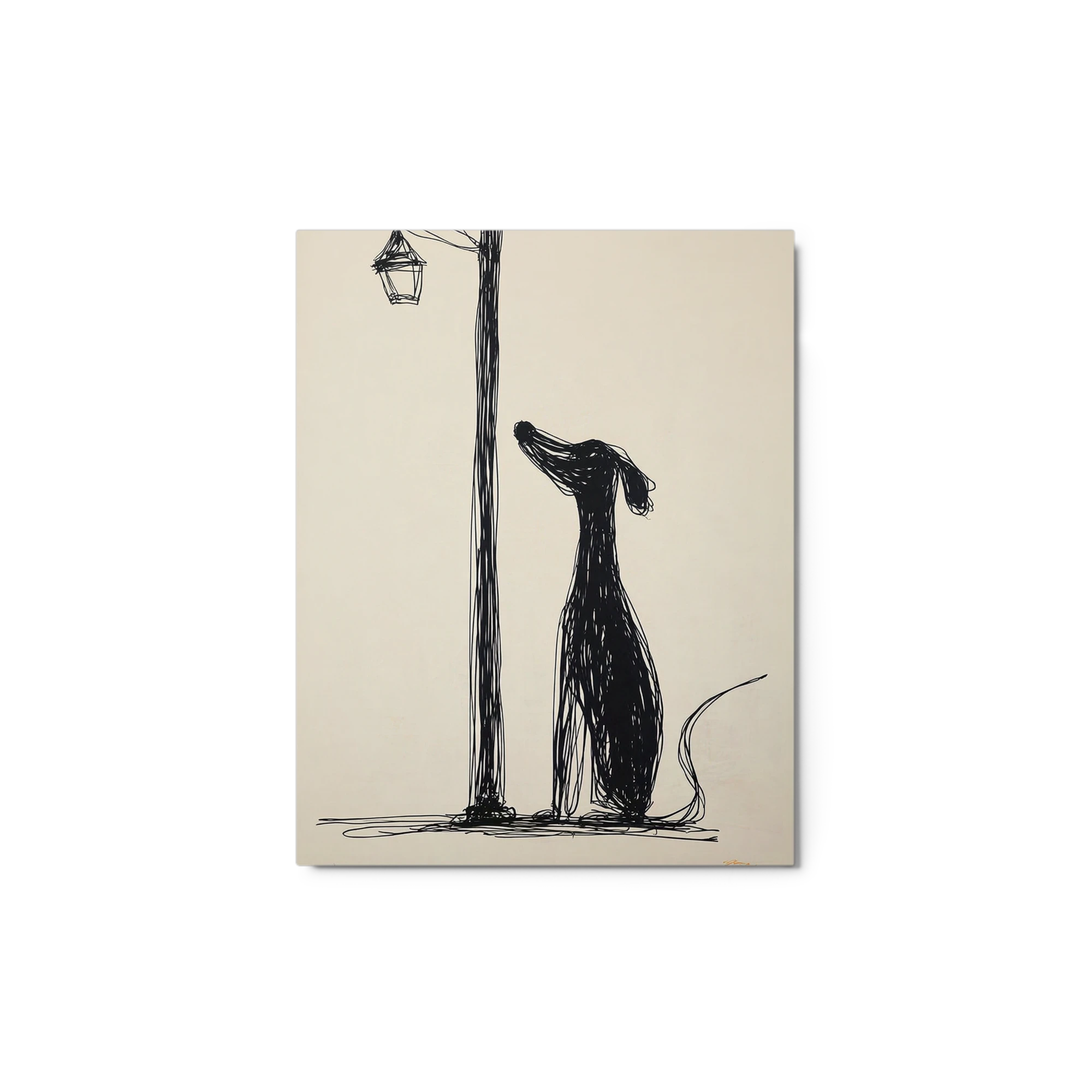 Dog Under the Streetlight