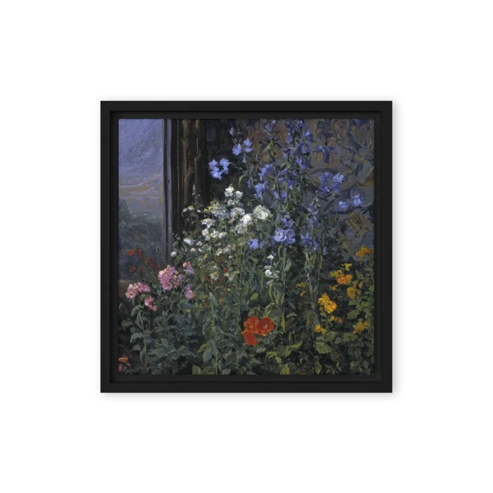 Larkspurs in Bloom 
 Canvas | 26″x 26″